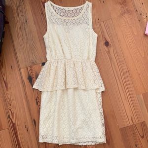 White gorgeous dress